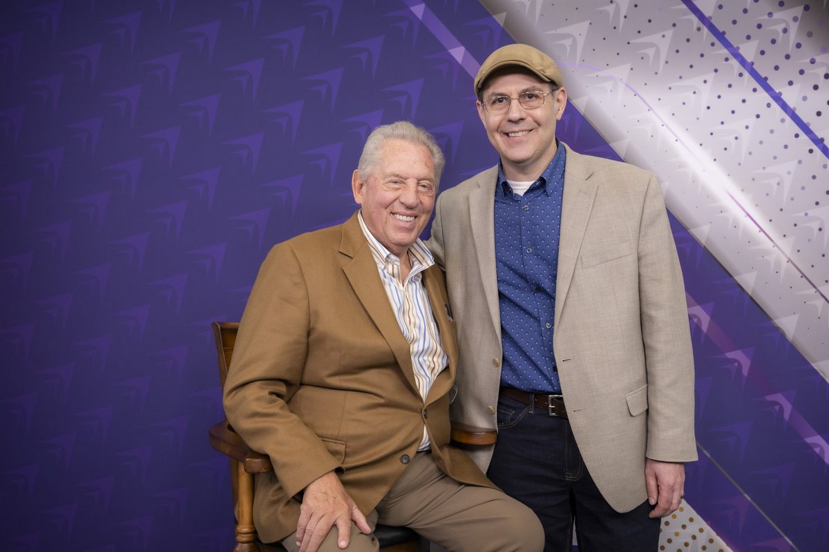 Amos McCoy with John Maxwell at Maxwell Leadership event